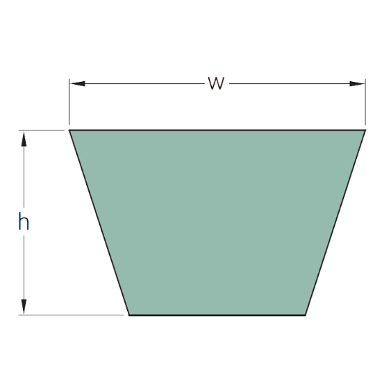 Picture of V BELT | B105 | WRAPPED CLASSICAL