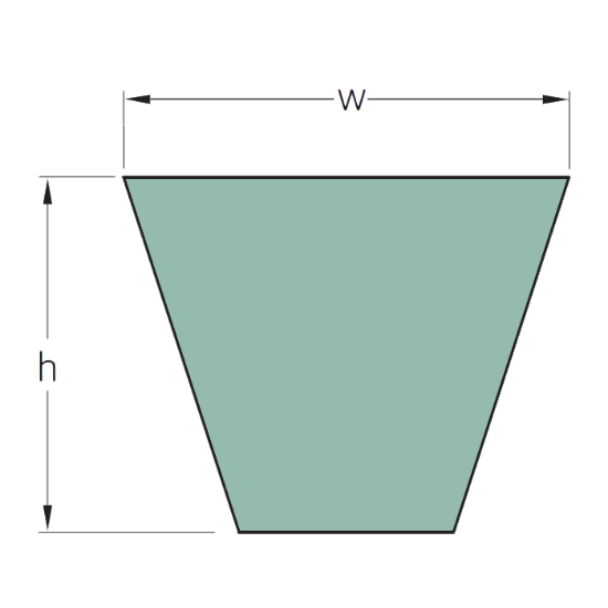 Picture of V BELT | SPC4400 | WRAPPED WEDGE