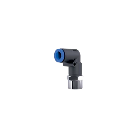 Picture of PU PNEUMATIC FITTING | FEMALE ELBOW | 6MM | 1/4 BSP