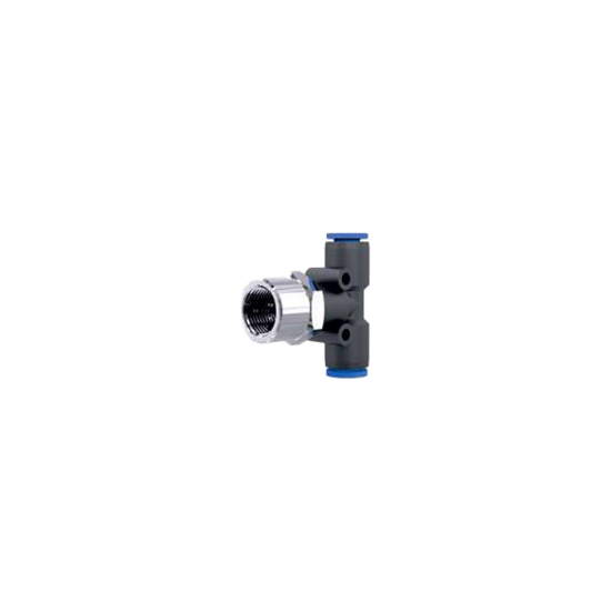 Picture of PU PNEUMATIC FITTING | FEMALE BRANCH TEE | 8MM | 1/4 BSP