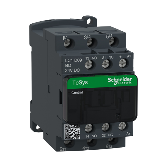 Picture of POWER CONTACTOR | 18.5 / 25KW / HP | 38 A | 1 NO + 1 NC | M7 (220V) | LC1D38M7